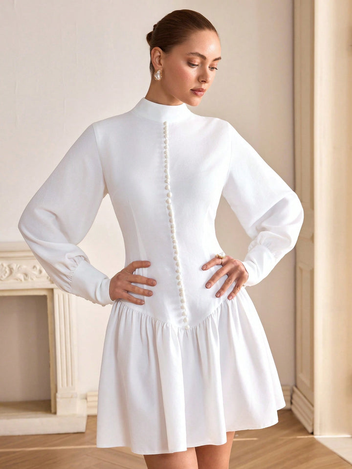 Rochie scurtă SHEIN, alb