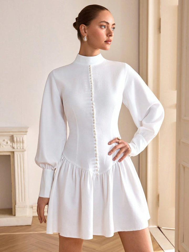 Rochie scurtă SHEIN, alb