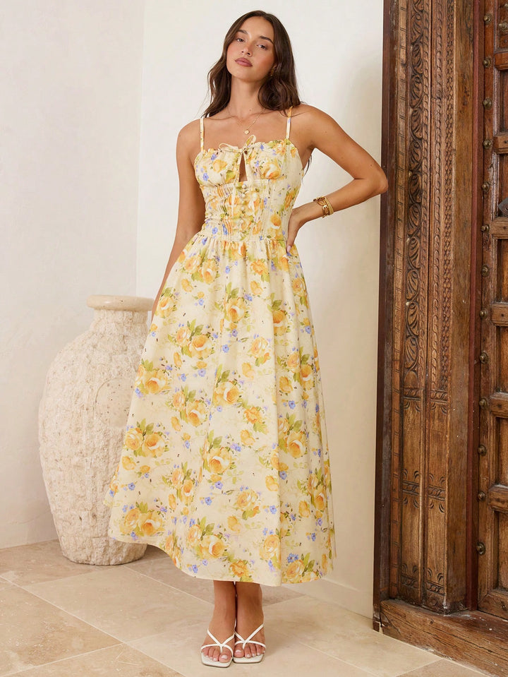 Rochie maxi SHEIN, mix culori