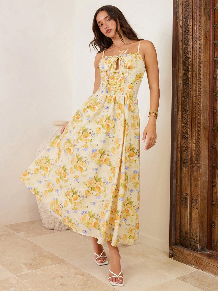 Rochie maxi SHEIN, mix culori