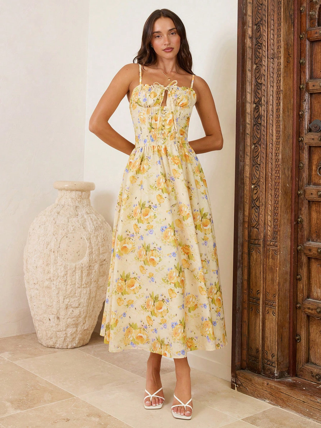 Rochie maxi SHEIN, mix culori