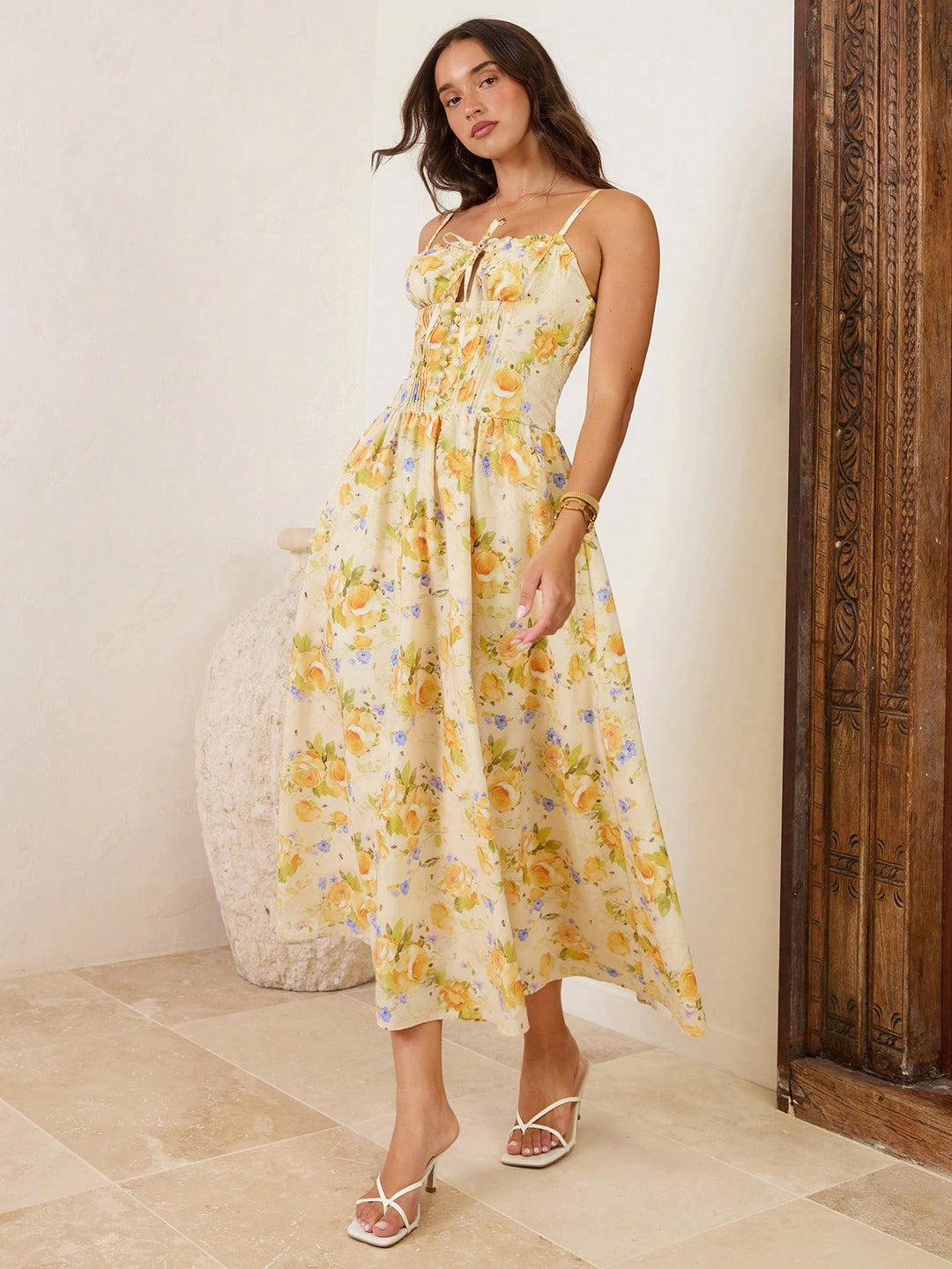 Rochie maxi SHEIN, mix culori