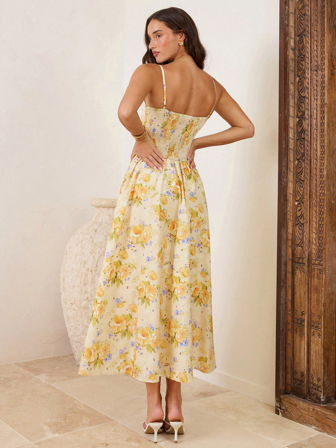 Rochie maxi SHEIN, mix culori