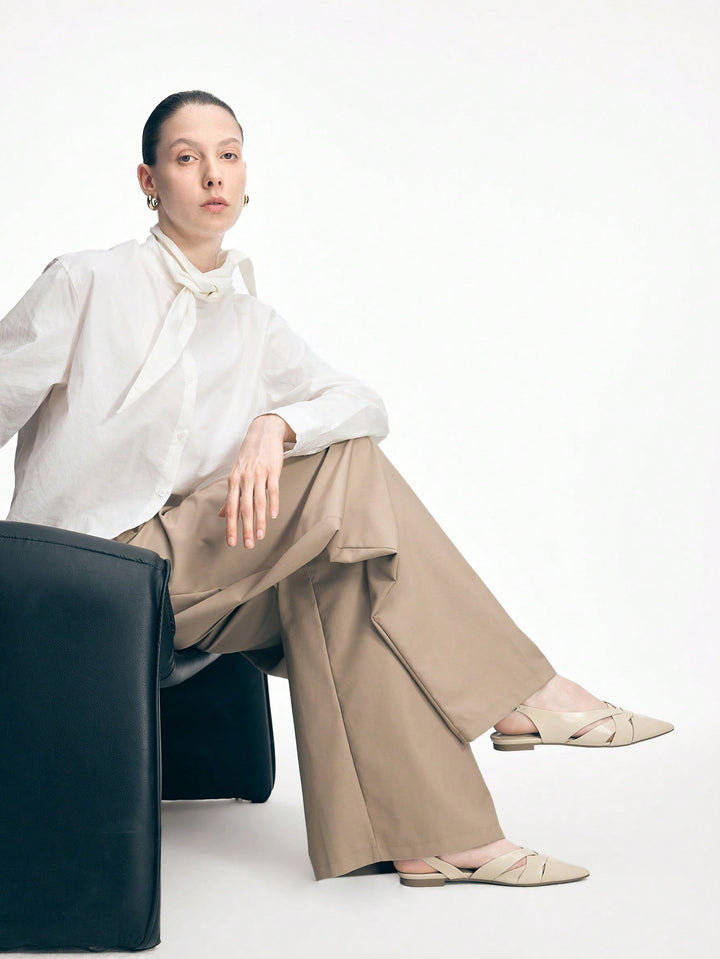 SHEIN balerina cipő, bézs
