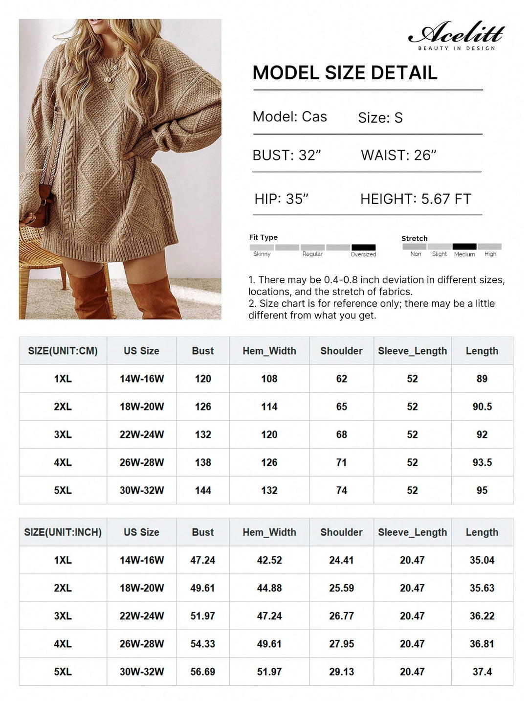 SHEIN ruha, khaki