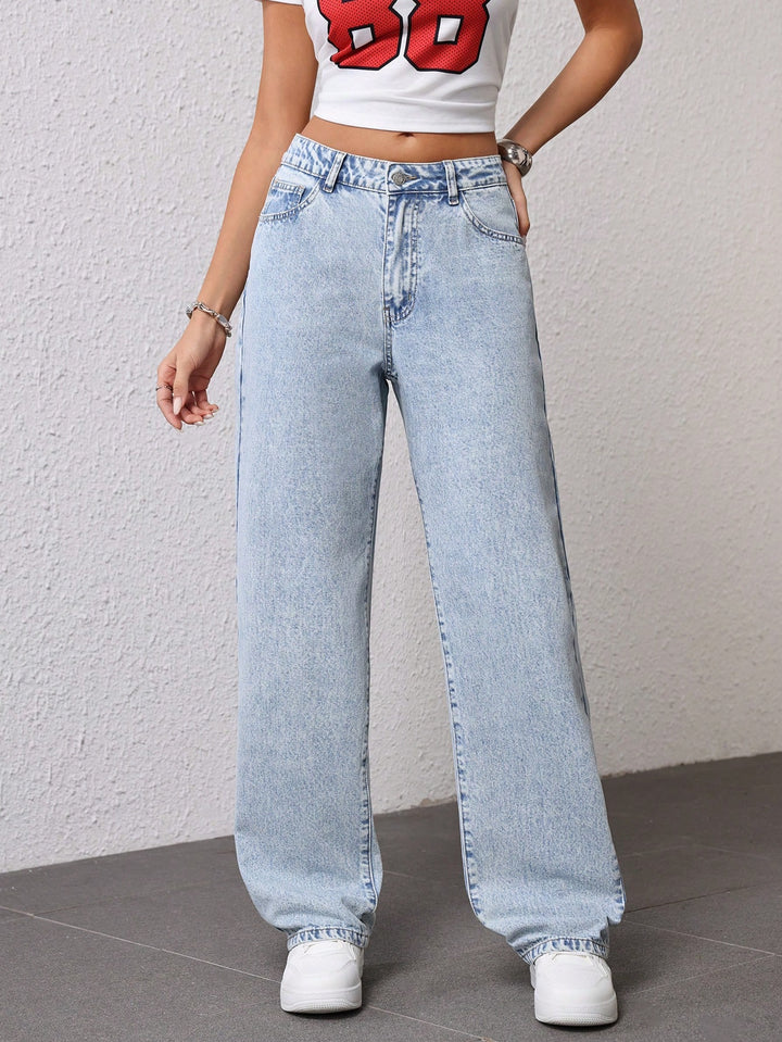 Jeans SHEIN, albastru