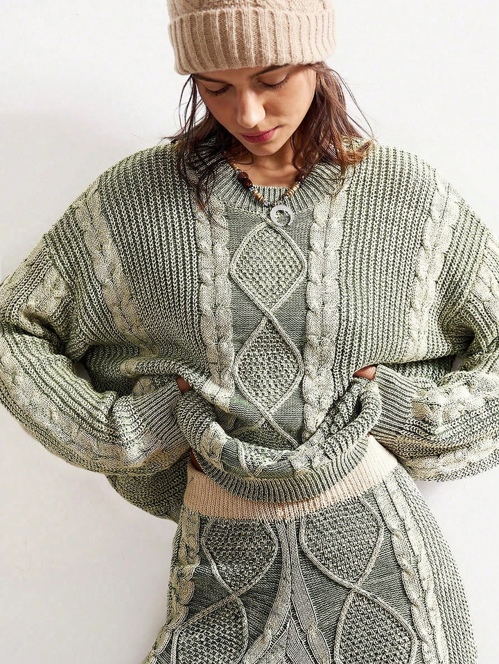 Pulover SHEIN, verde