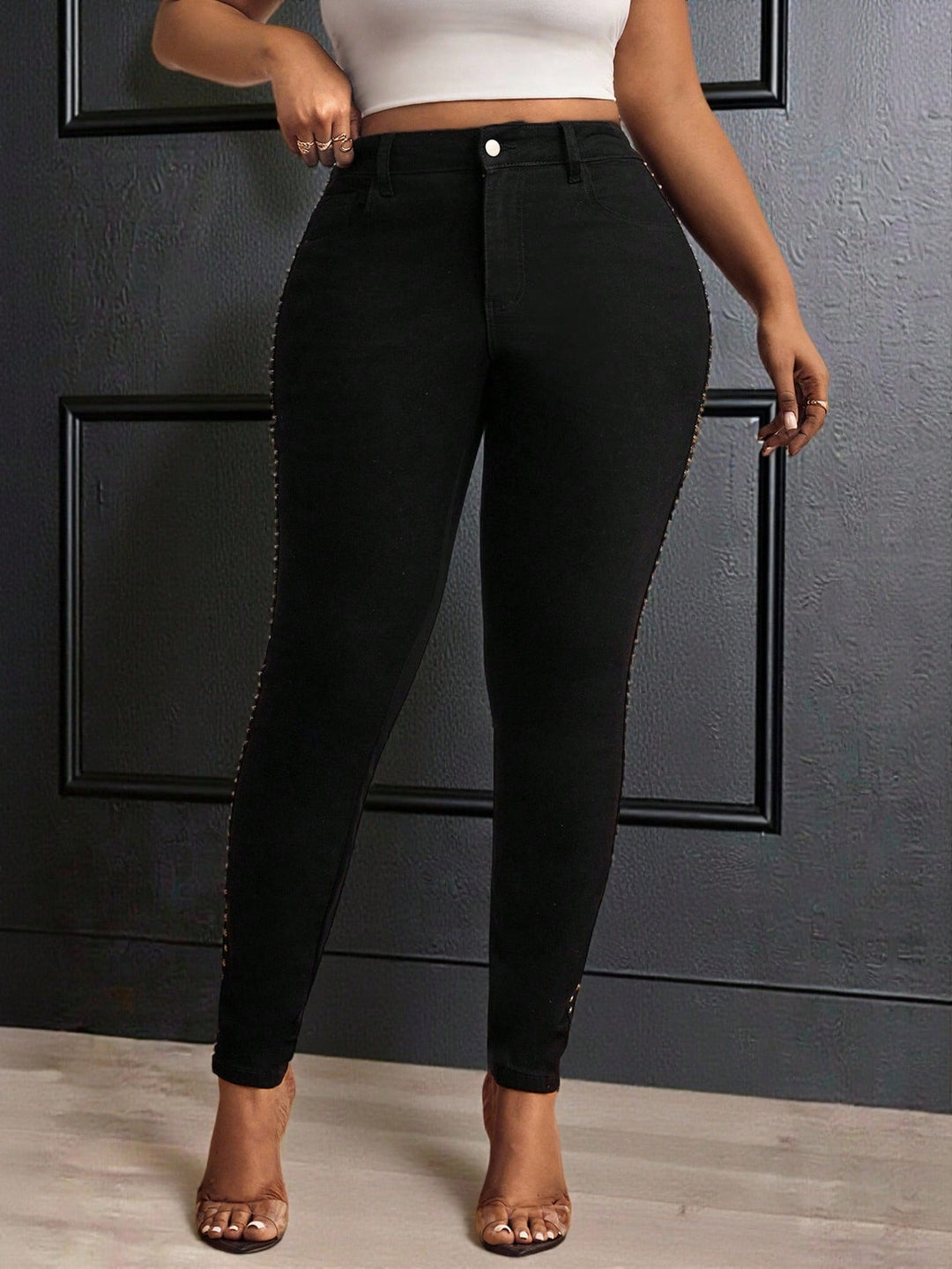 Jeans SHEIN, negru