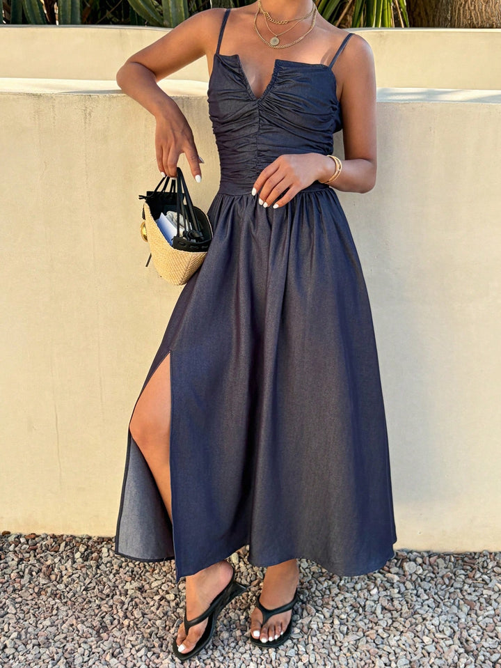 Rochie midi SHEIN, albastru