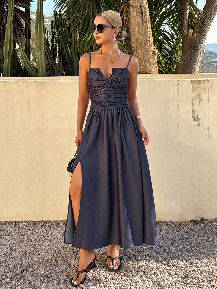 Rochie midi SHEIN, albastru