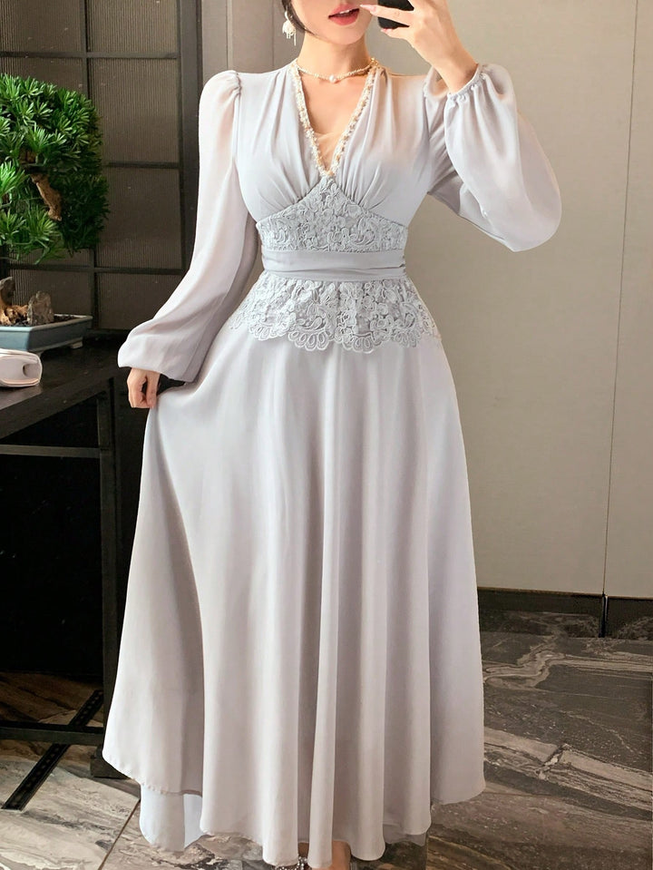 Rochie maxi SHEIN, gri