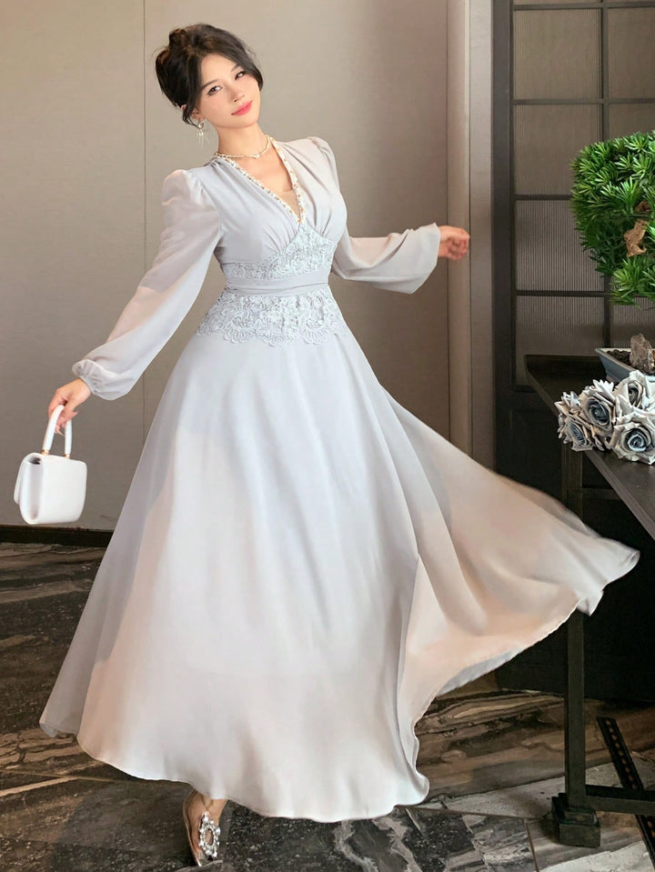 Rochie maxi SHEIN, gri