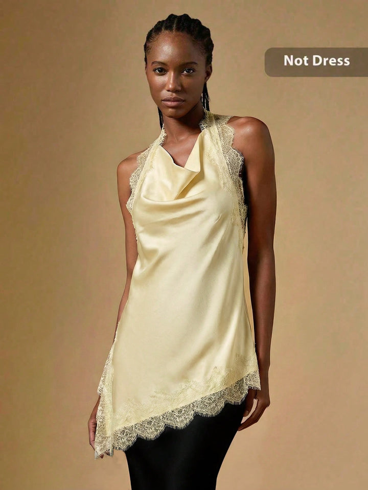 Top SHEIN, galben