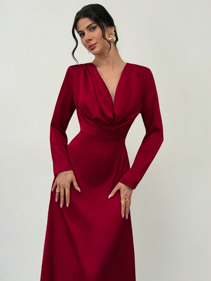 Rochie maxi SHEIN, roșu
