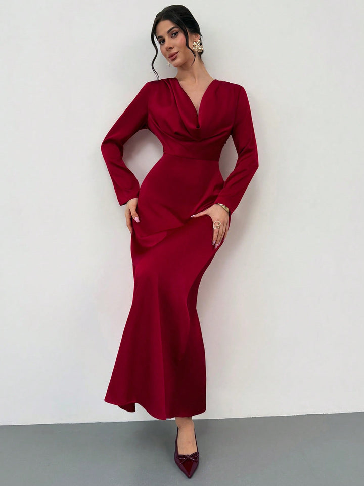 Rochie maxi SHEIN, roșu