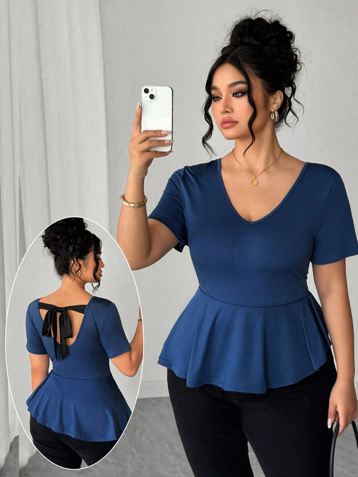 SHEIN blúz, kék