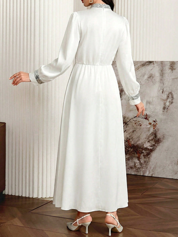 Rochie maxi SHEIN, alb