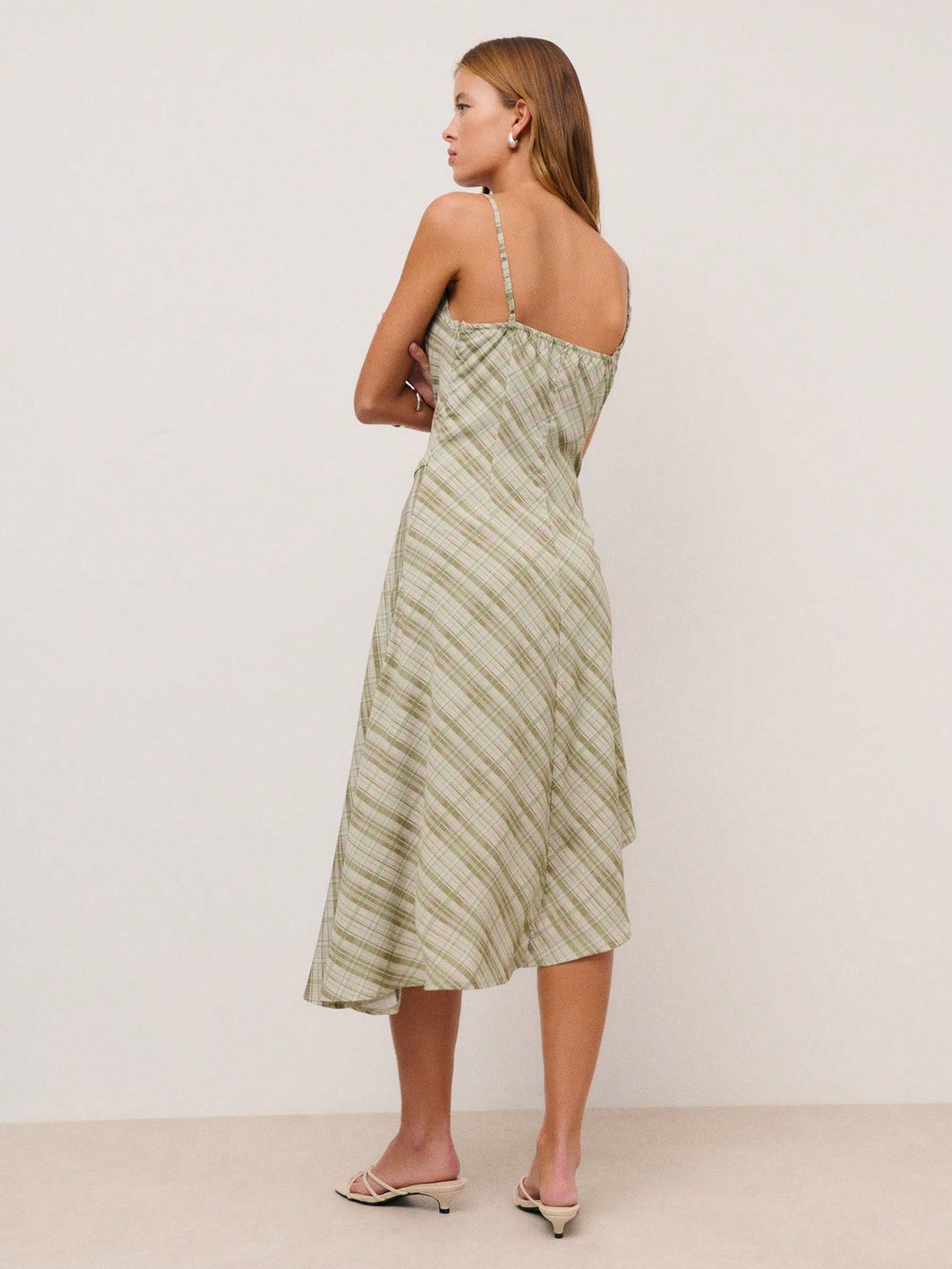 Rochie midi SHEIN, verde