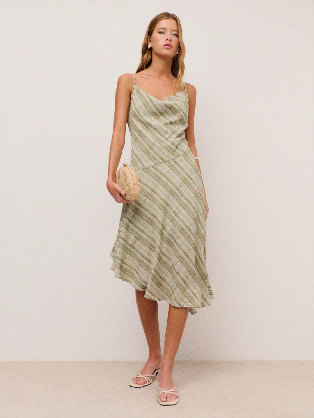 Rochie midi SHEIN, verde