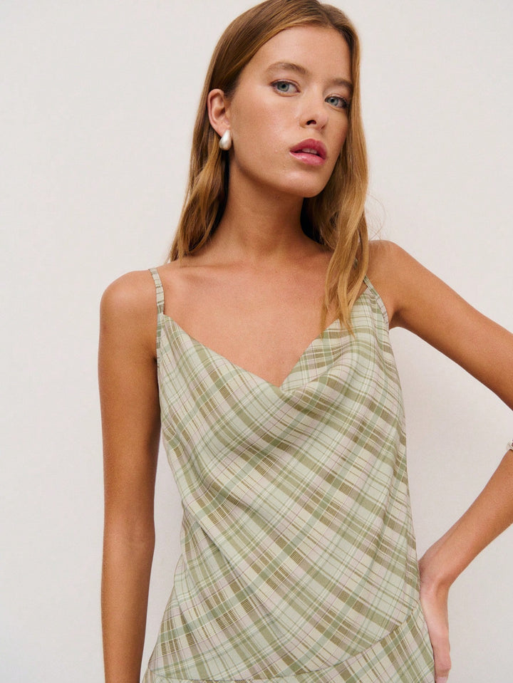 Rochie midi SHEIN, verde