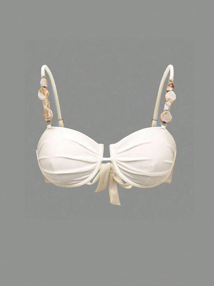 SHEIN bézs bikini felső