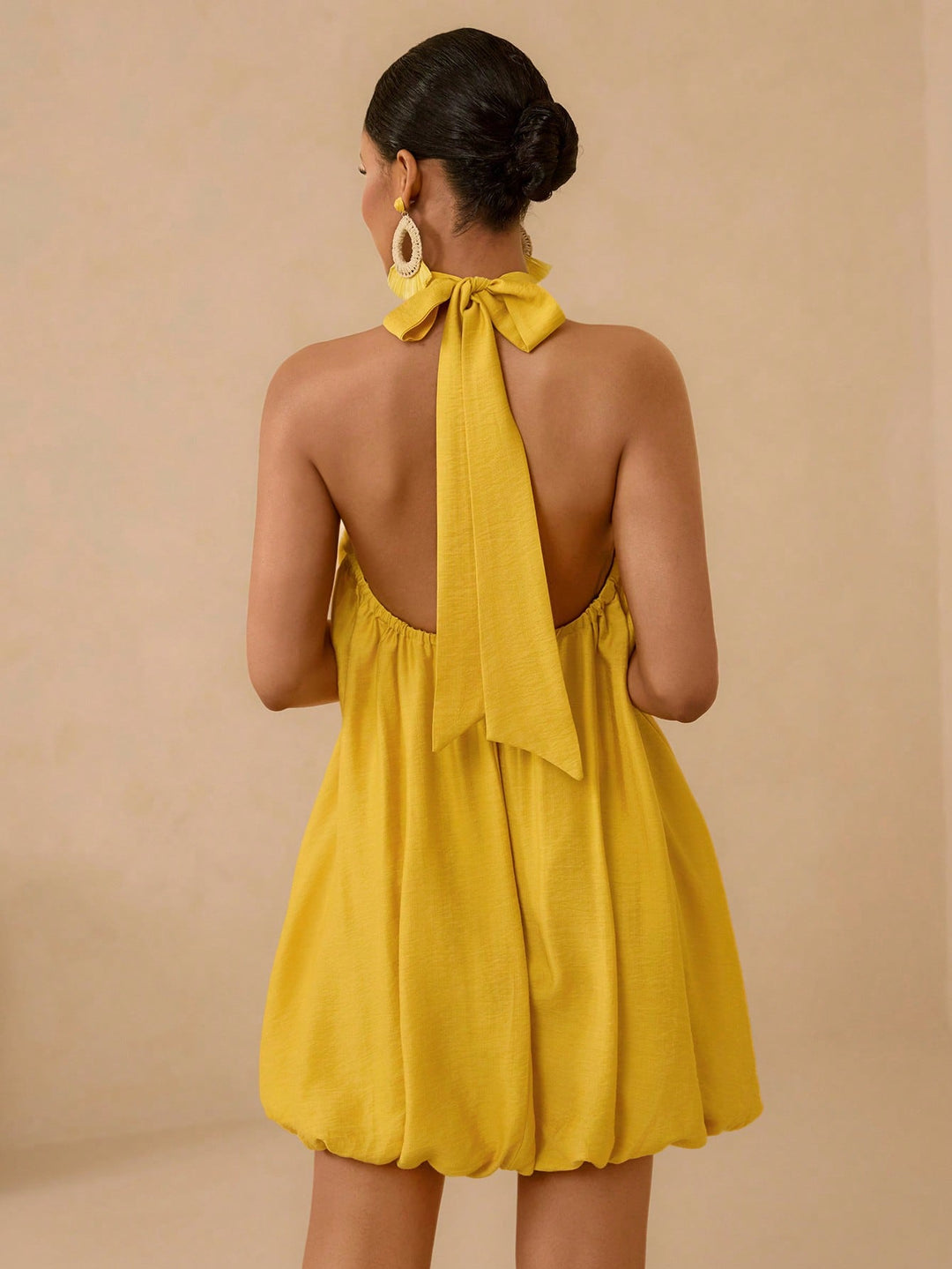 Rochie mini SHEIN, galben