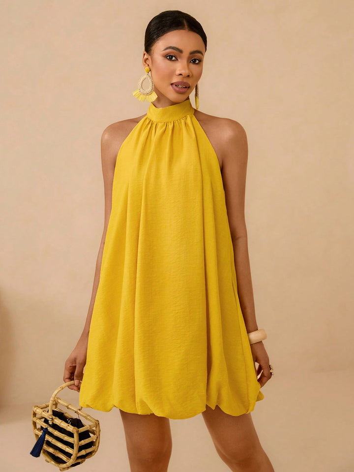 Rochie mini SHEIN, galben