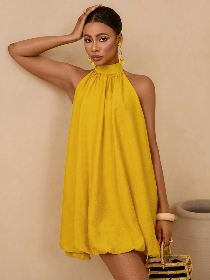 Rochie mini SHEIN, galben