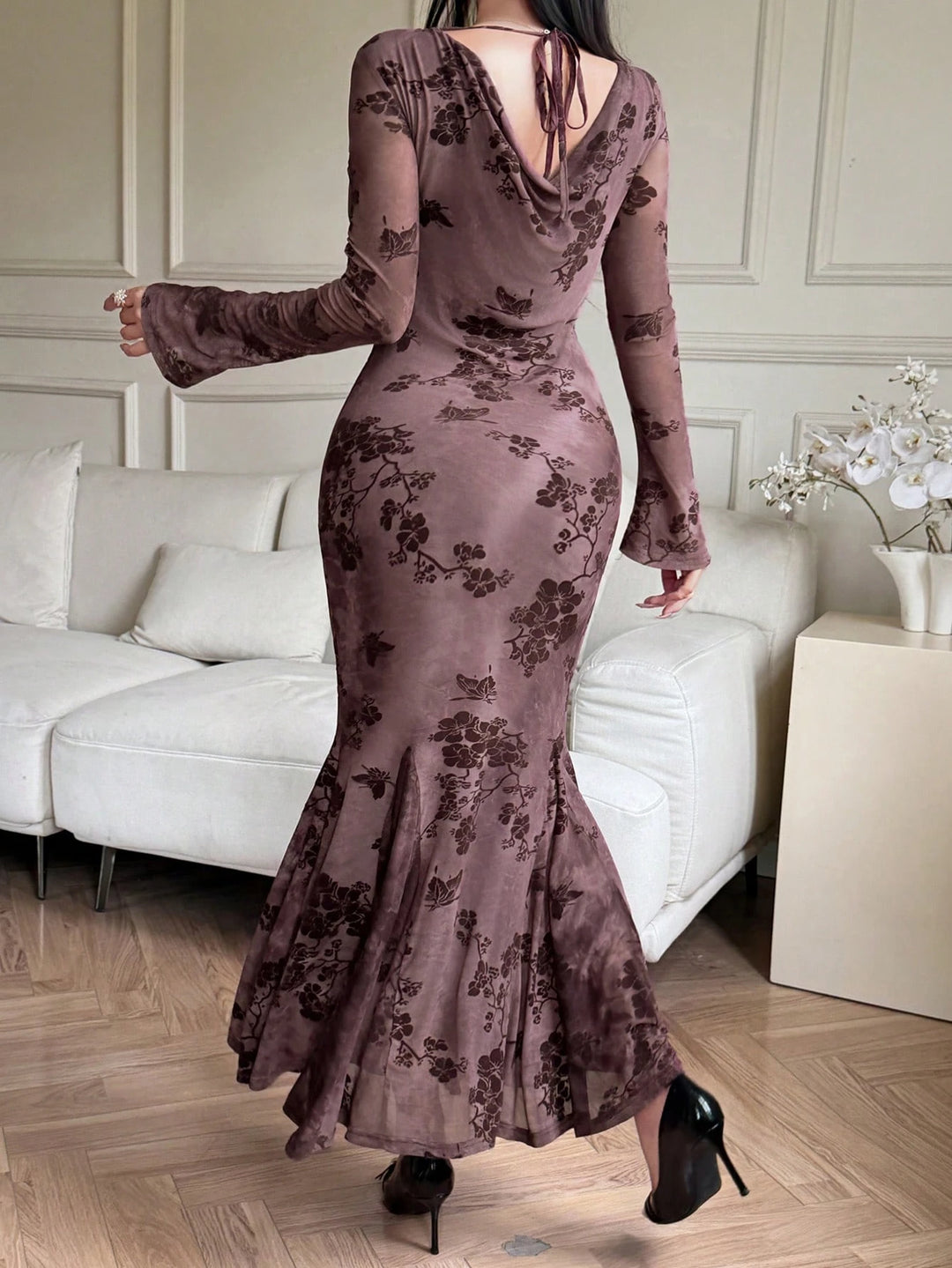 Rochie maxi SHEIN, mix culori