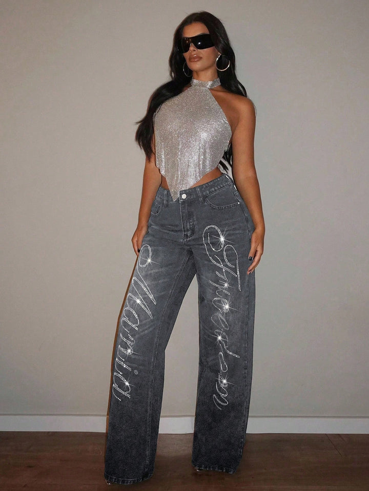 Jeans SHEIN, gri