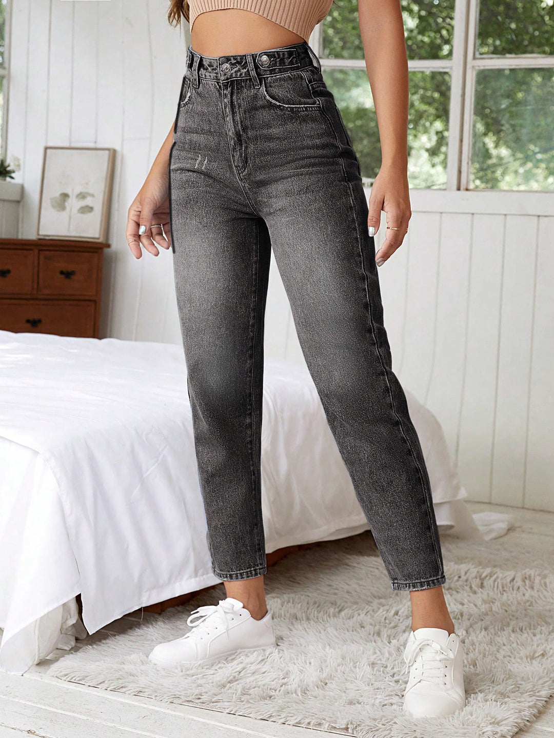 Jeans SHEIN, gri