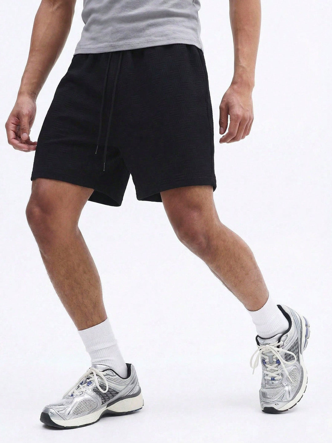 Pantaloni scurți SHEIN, negru