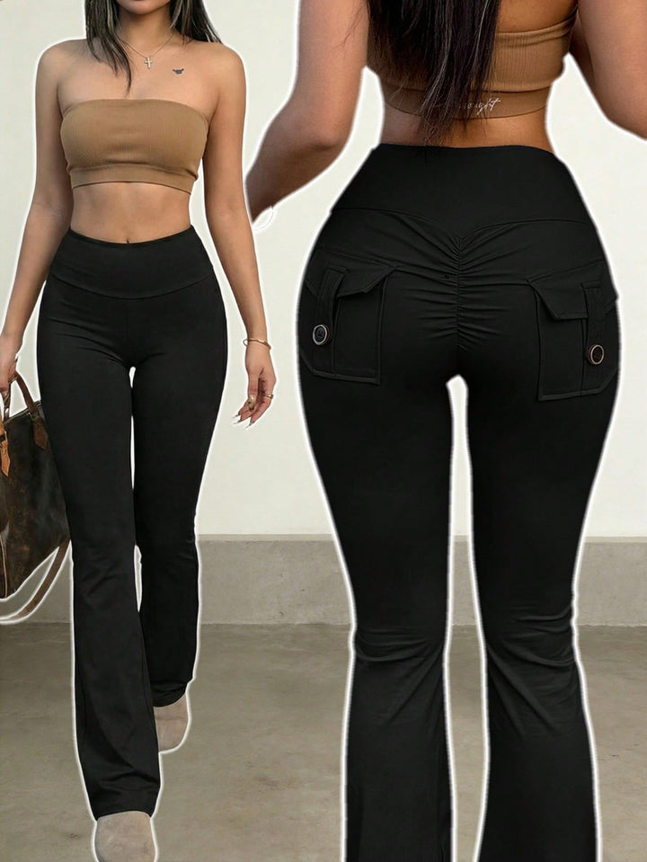 Pantaloni SHEIN, negru
