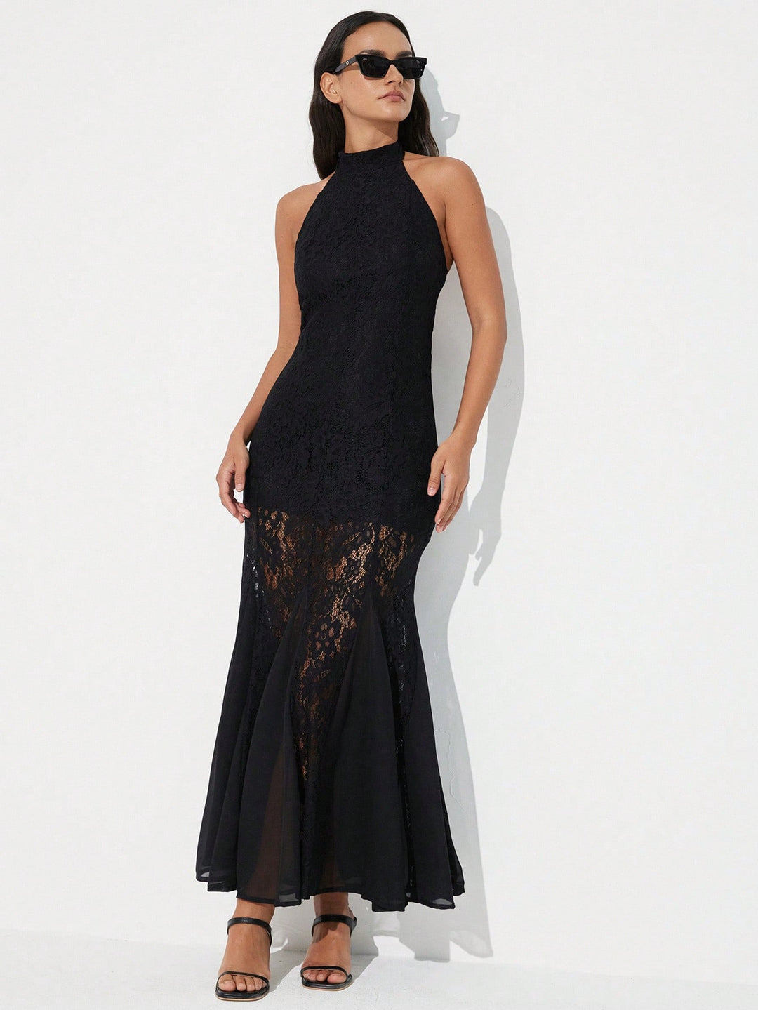 Rochie maxi SHEIN, negru