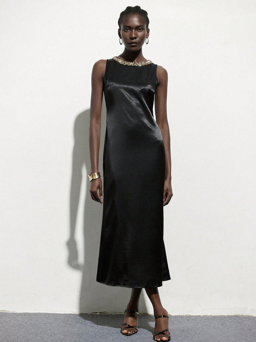 Rochie maxi SHEIN, negru