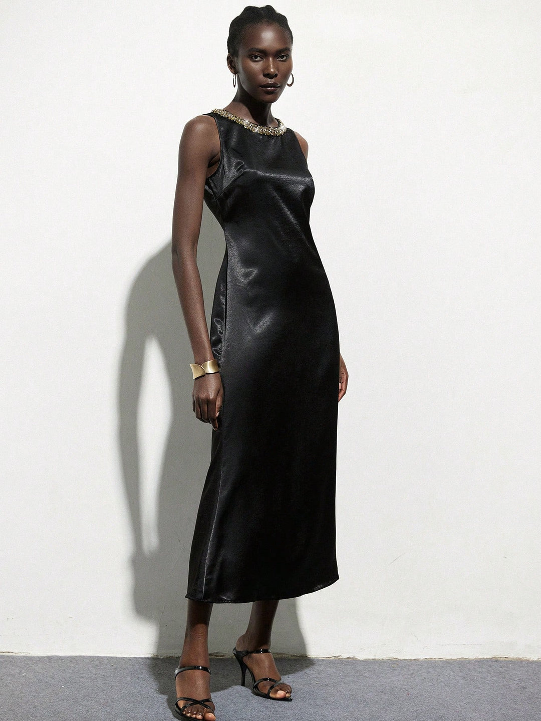 Rochie maxi SHEIN, negru