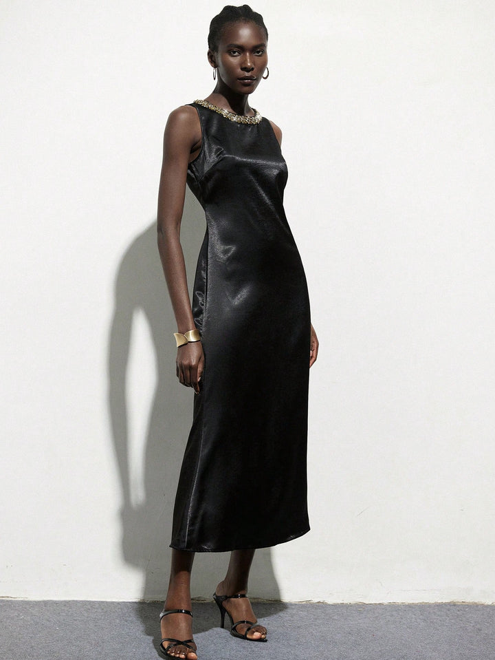 Rochie maxi SHEIN, negru
