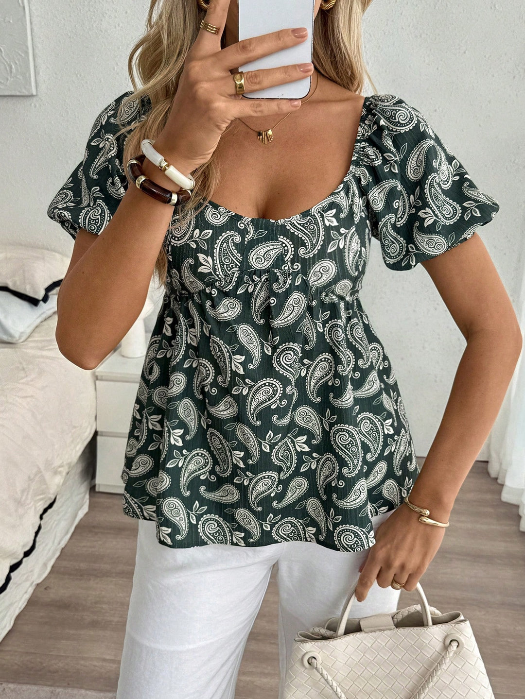 Bluza SHEIN, verde