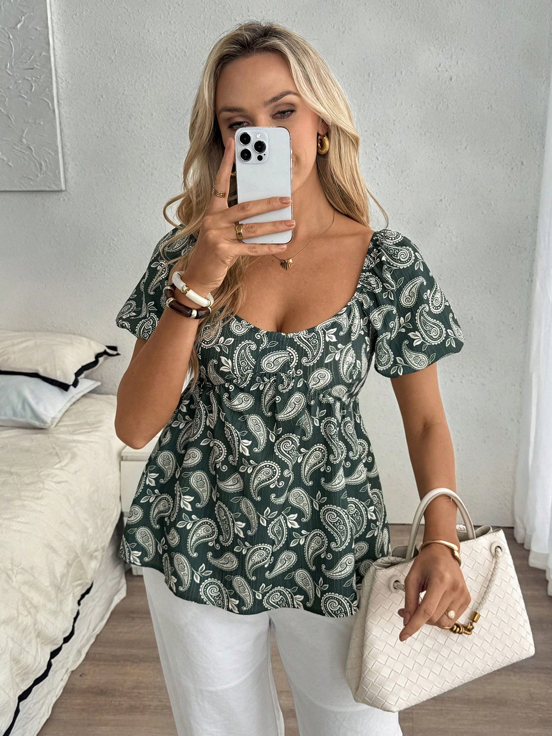 Bluza SHEIN, verde