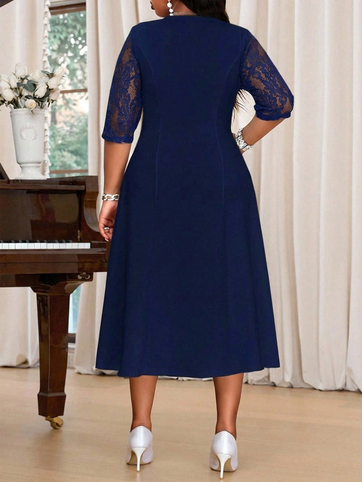 Rochie midi SHEIN, albastru
