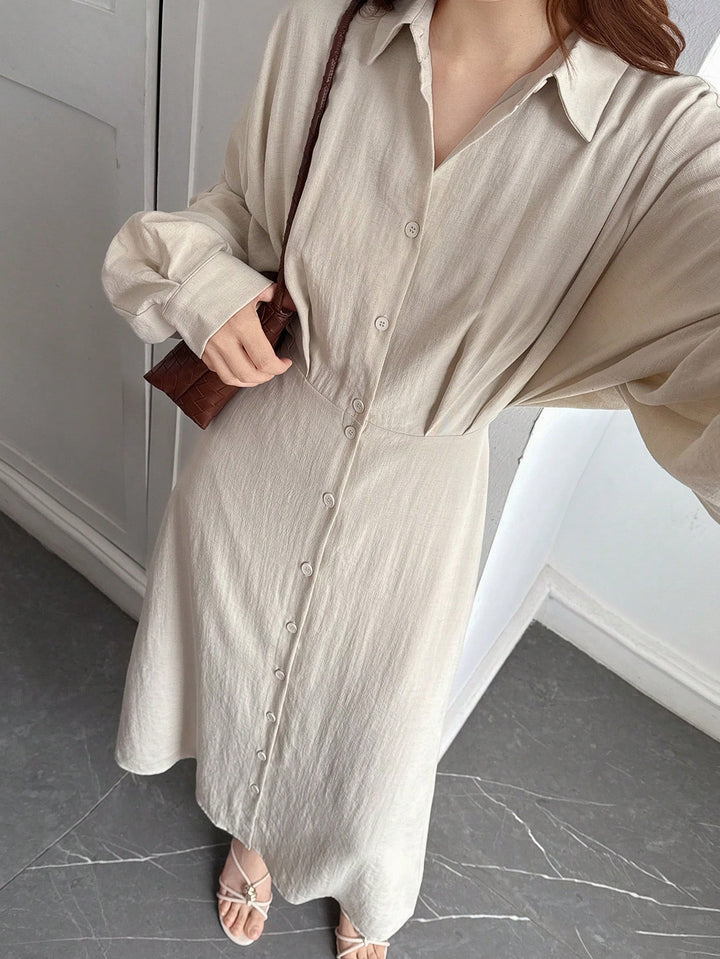 Rochie maxi SHEIN, kaki