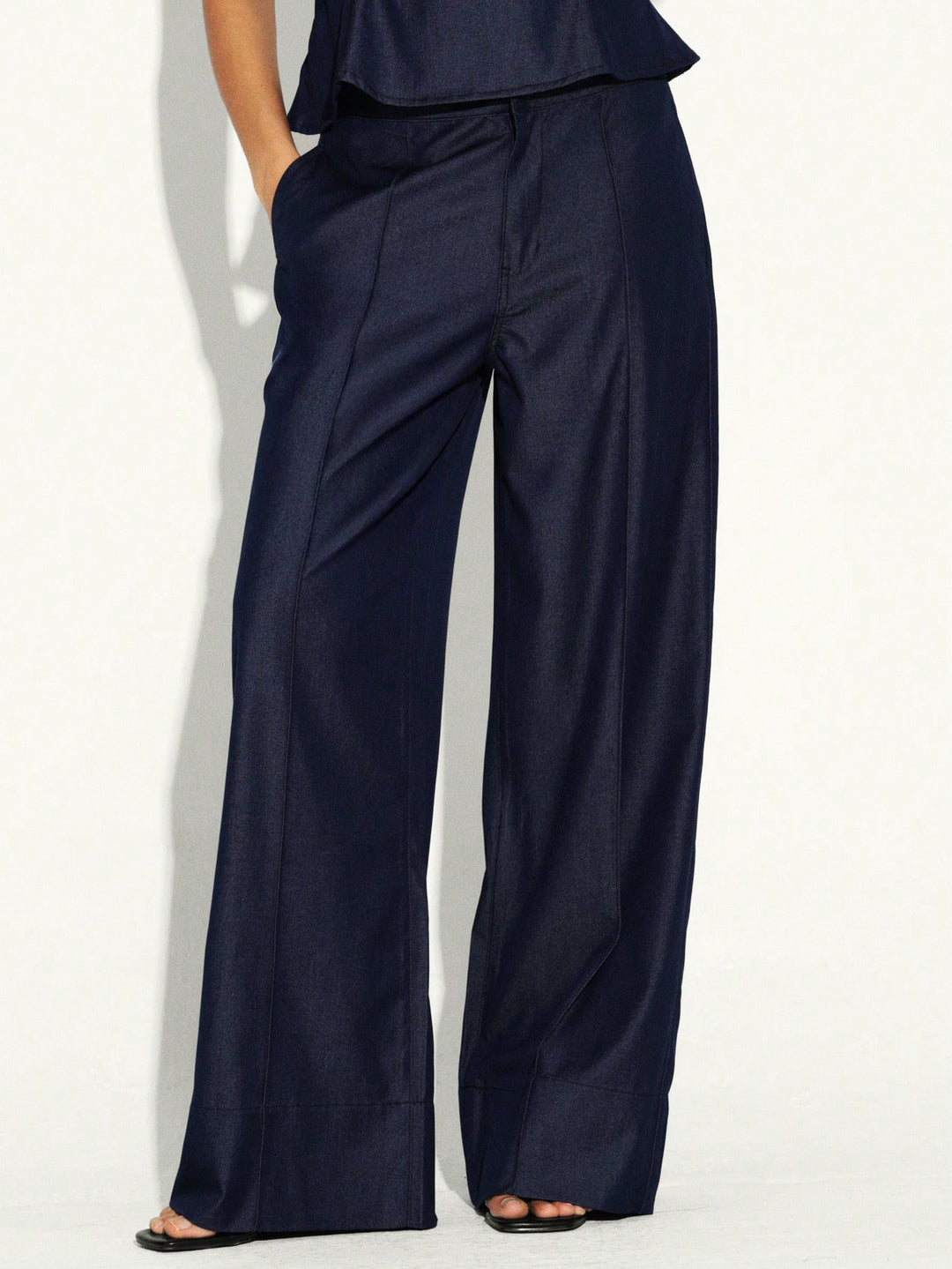 Pantaloni SHEIN, albastru