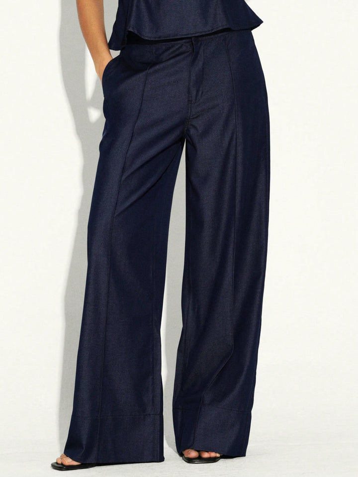 Pantaloni SHEIN, albastru