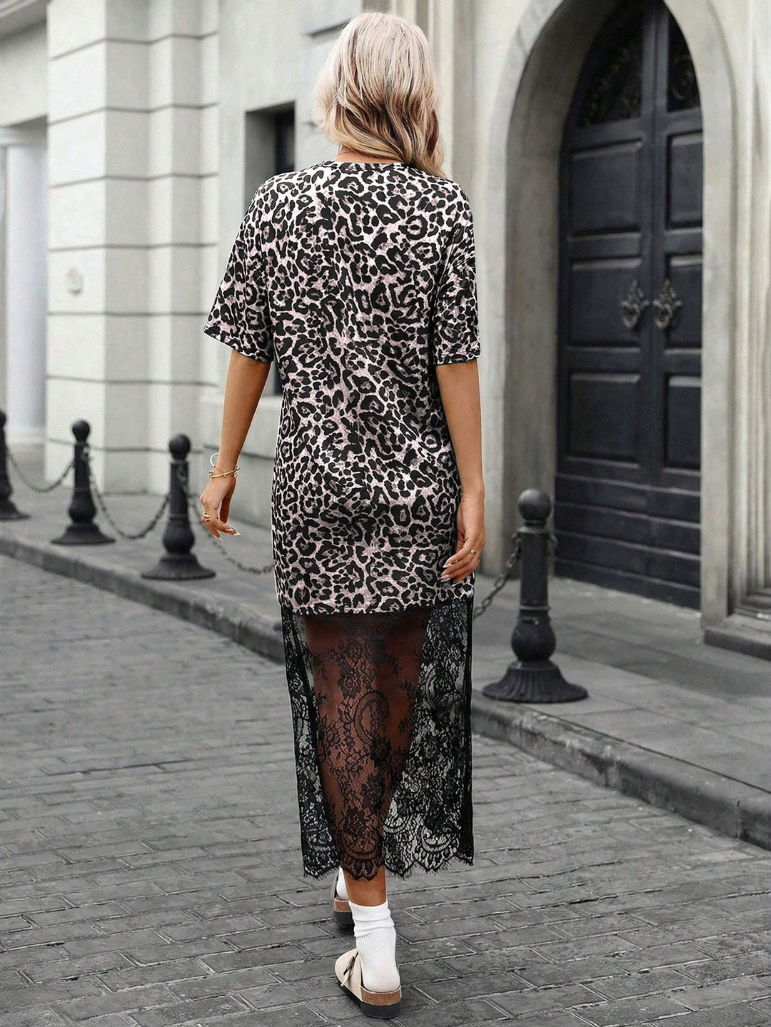 Rochie midi SHEIN, mix culori
