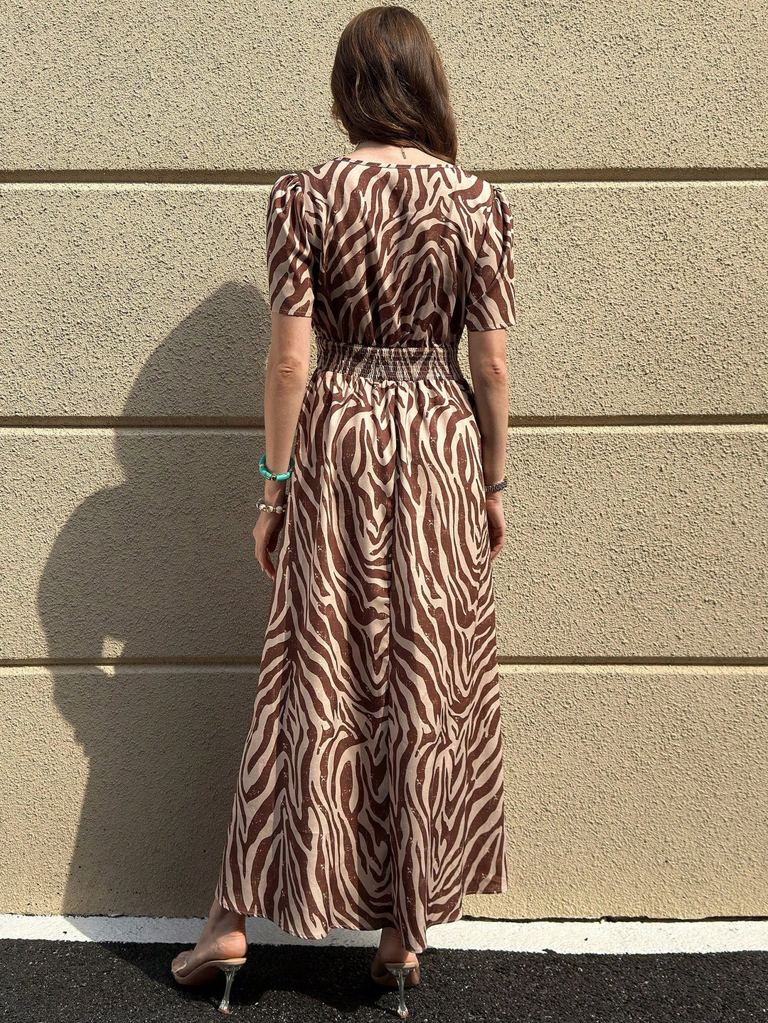 Rochie maxi SHEIN, maro