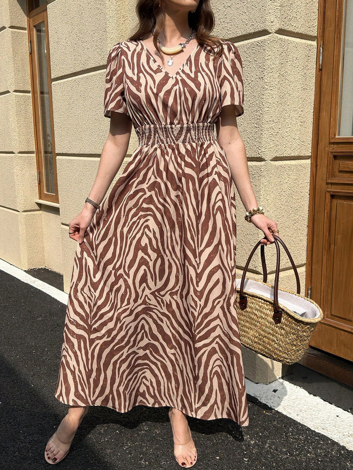 Rochie maxi SHEIN, maro