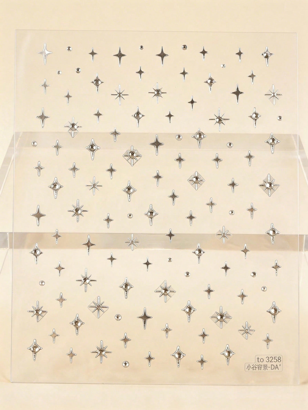 Sticker decorativ SHEIN, argintiu