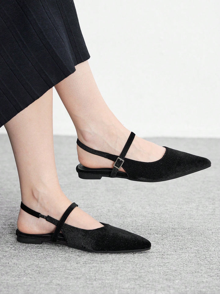 SHEIN balerina, fekete