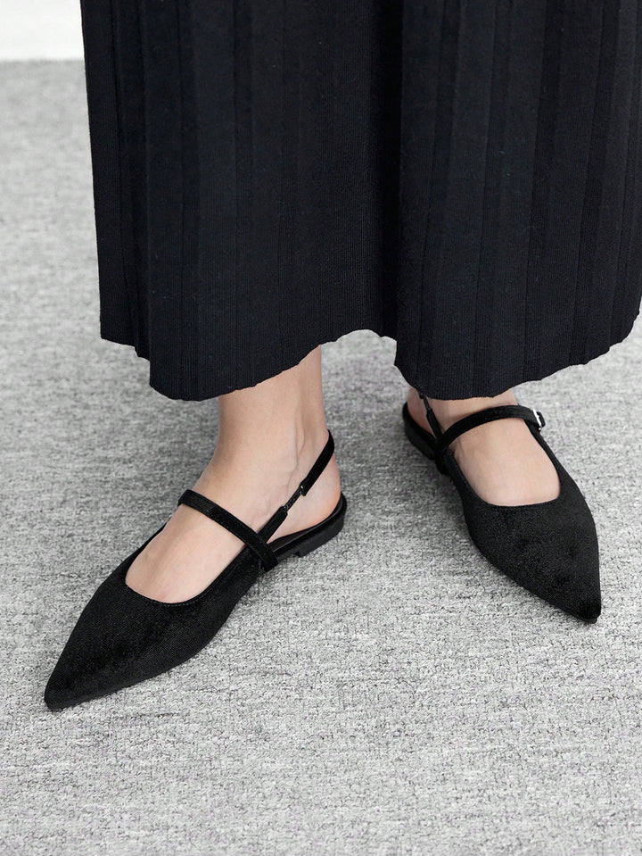 SHEIN balerina, fekete