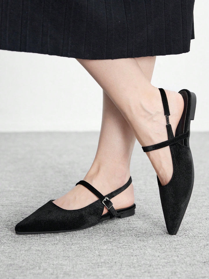 SHEIN balerina, fekete